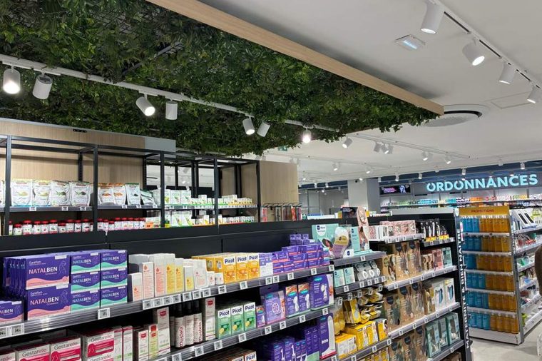 Étiquette électronique INDEO Blade en magasin